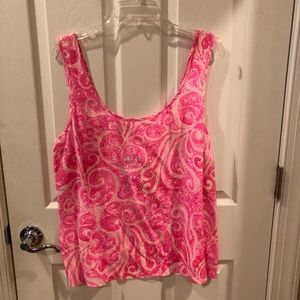Lily Pulitzer NWT size XL Pink Pout top